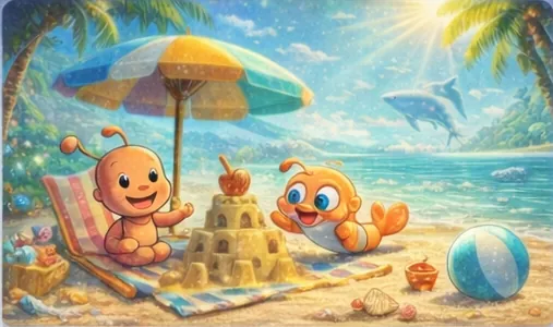 Der Strandtag mit Fizzi