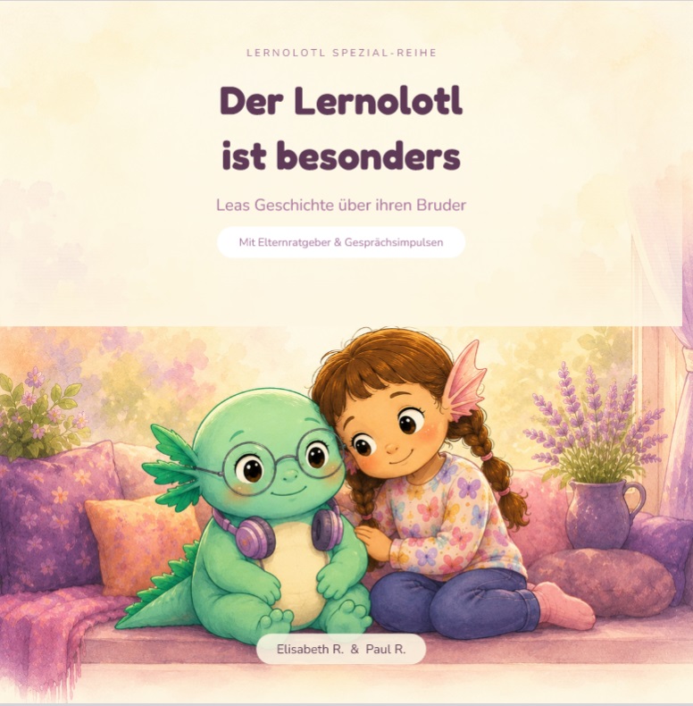 Cover des Buchs „Der Lernolotl ist besonders“