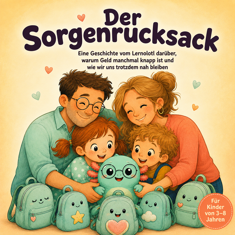Cover des Bilderbuchs „Der Sorgenrucksack“