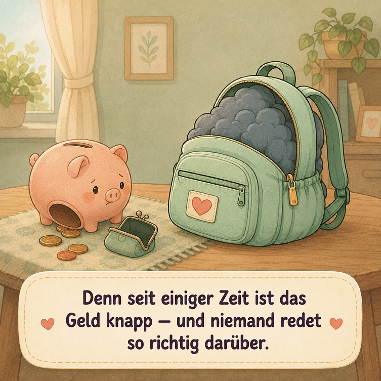 Innenseite 1 aus „Der Sorgenrucksack“