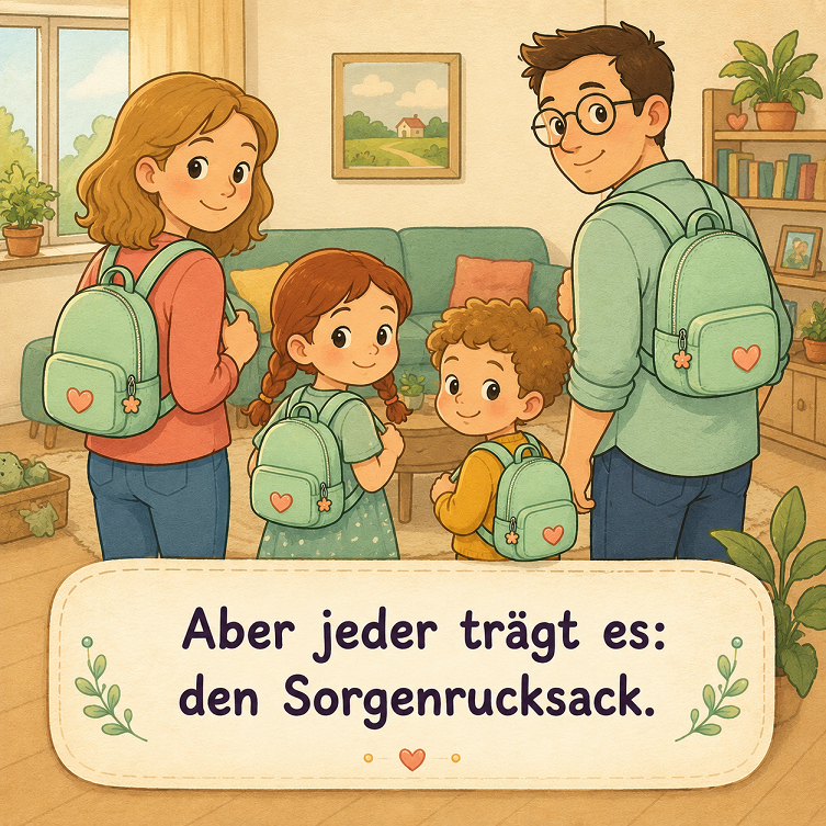 Innenseite 2 aus „Der Sorgenrucksack“