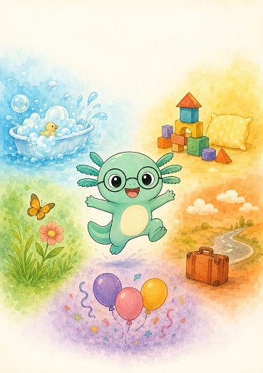 Cover: Lernolotl Spielezeit — Die große Sammelausgabe